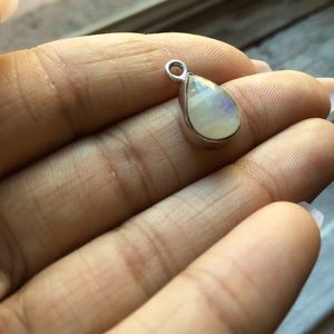 Genuine Moonstone pendant 925 Sterling Silver